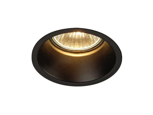 SLV HORN 1, Syvennysspottivalo, GU10, 1 lamppu(a), 220-240 V, Musta