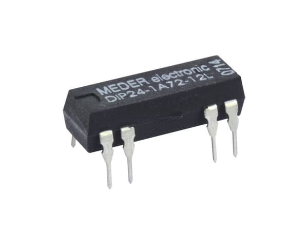 StandexMeder Electronics DIP05-1A72-12D Reedrelä 1 x gränskontakt 5 V/DC 1 A 10 W DIP-8
