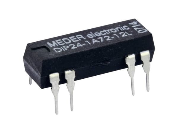 StandexMeder Electronics DIP05-1A72-12D Reedrelä 1 x gränskontakt 5 V/DC 1 A 10 W DIP-8