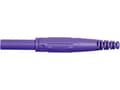 Pikkukuva 1 / 4: Stäubli XK-410 laboratoriolaitteiden liitin Liitin, suora Nastan halkaisija: 4 mm Violetti 1 kpl