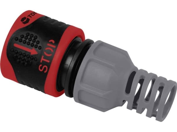 TOOLCRAFT 1561118 Plast Slangetilslutning 13 mm (1/2) dia Vandstop Vandstop (pysäytin)