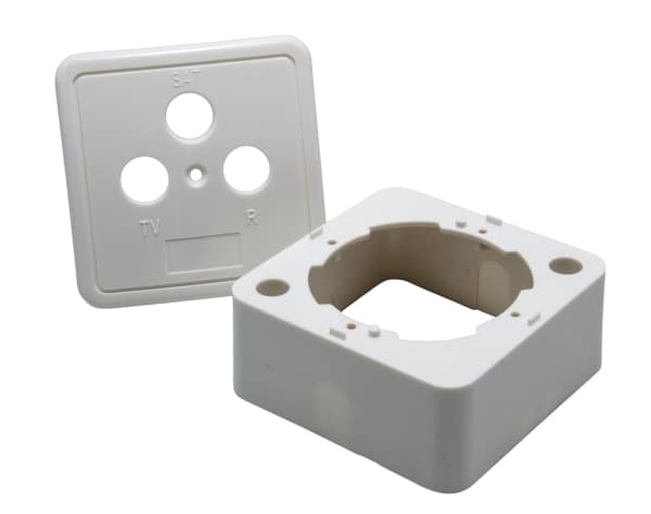 Triax GAD 269 LTE, Satelliitti + TV + Radio, Valkoinen, 150 g, 70 mm, 40 mm, 70 mm