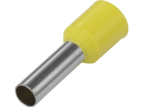 TRU COMPONENTS 1091278 Kabelsko 6 mm² Delvist isoleret Gul 100 stk