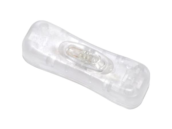 TRU COMPONENTS Snorafbryder Transparent 1 x Off/On 2 A 1 stk