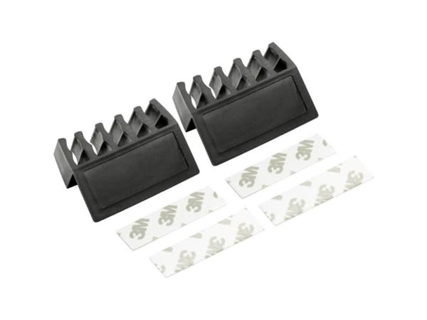 TRU COMPONENTS CHDO-BK/2S Kabelhållare Självhäftande 1378462 Svart 1 st