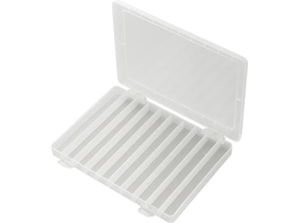 TRU COMPONENTS PP10-01 Sortimentskasse (L x B x H) 252 x 175 x 20 mm Antal fag: 10 Fast underopdeling 1 stk
