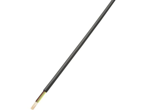 TRU COMPONENTS 1567167 Telefonkabel 4 x 0.08 mm² Sort 50 m