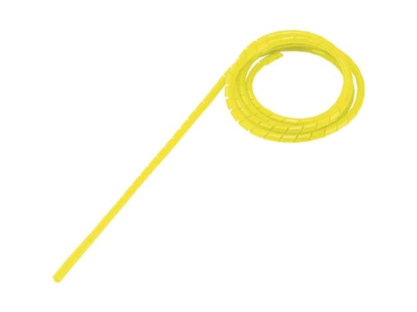 TRU COMPONENTS 1570259 WB-0203 Spiralslange 2 til 25 mm Gul 5 m