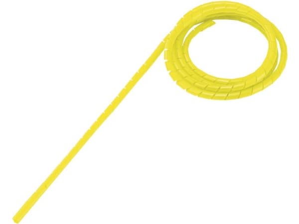 TRU COMPONENTS 1570259 WB-0203 Spiralslange 2 til 25 mm Gul 5 m