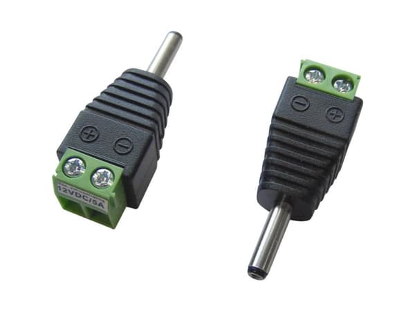 TRU COMPONENTS LT-DC3.5M Lågspänningskontakt Kontakt, rak 3,5 mm 1,3 mm 1 st