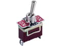 Pikkukuva 2 / 3: Kytkin 250 V/AC 10 A 2 x On/Off/On KN3 rest/0/hrush 1 kpl.