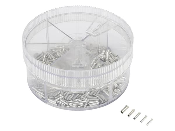 TRU COMPONENTS 739773 Kabelsko-sortimentti 0,50 mm² - 2,50 mm² Metalli 500 kpl