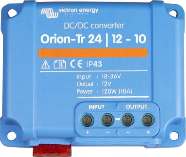 Victron Energy Orion-Tr 24/12-10 DC/DC-sähkönsiirto 24 V/DC - 12,5 V/DC/12 A 120 W