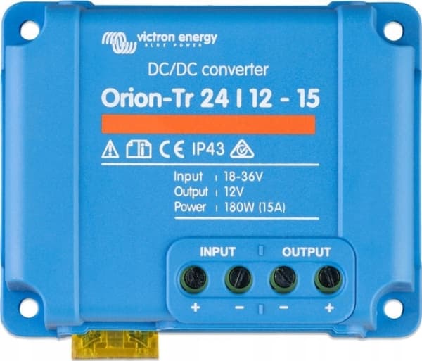 Victron Energy Orion-Tr 24/12-15 DC/DC-sähkönsiirto 24 V/DC - 12,5 V/DC/20 A 120 W