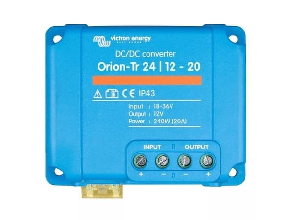 Victron Energy Orion-Tr 24/12-20 DC/DC-sähkönsiirto 24 V/DC - 12,5 V/DC/25 A 240 W