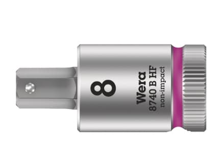 Wera 05003039001, Stikkontakt, 3/8", Metrisk, 1 hoder, 8 mm, Kromvanadiumstål