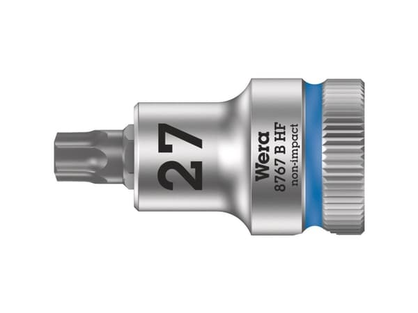 Wera 05003064001, Pistorasia, 3/8", 1 pää(t), T27, Kromivanadiini-teräs, Kromi
