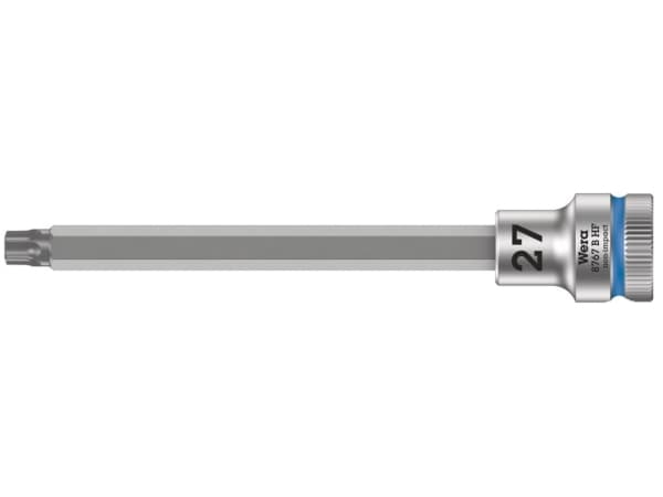 Wera 05003065001, Sokkel, 3/8", 1 huvud(er), T27, Krom-vanadium-stål, Krom