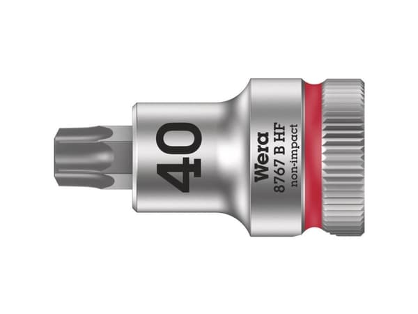 Wera 05003068001, Pistorasia, 3/8", 1 pää(t), T40, Kromivanadiini-teräs, Kromi