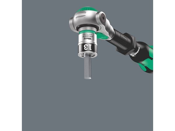 Wera 05003743001, Stikkontakt, 3/8", Metrisk, 1 hoder, 9 mm, Kromvanadiumstål