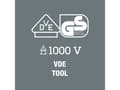 Miniatyrbilde 4 av 5: Wera 05004955001, Stikkontakt, 3/8", Metrisk, 1 hoder, 11 mm, 46 mm