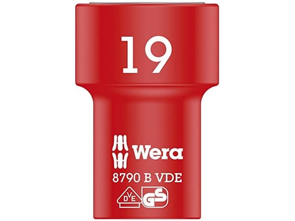 Wera 8790 B 19, Stikkontakt, 3/8", Imperisk, 1 hoder, 46 mm
