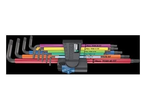 Wera 967/9 TX XL - L-nøkkelsett - 9 deler - inn holder
