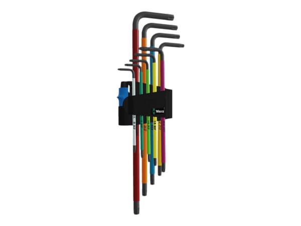 Wera 967/9 TX XL - L-nøkkelsett - 9 deler - inn holder