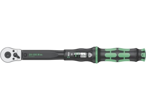 Wera 05075611001, Skrallenøkkel, Nm, Mekanisk, 3/8", 20 - 100 Nm, Stål