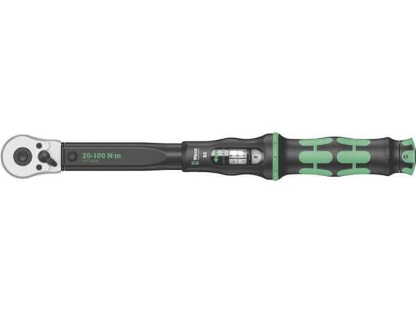 Wera 05075611001, Skrallenøkkel, Nm, Mekanisk, 3/8", 20 - 100 Nm, Stål