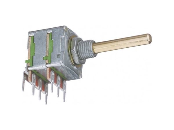 Potentiometer Service 4008 4008 Drejepotentiometer Stereo 0.2 W 100 kΩ 1 stk
