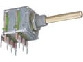 Miniatyrbild 1 av 2: Potentiometer Service 4008 4008 Drejepotentiometer Stereo 0.2 W 100 kΩ 1 stk