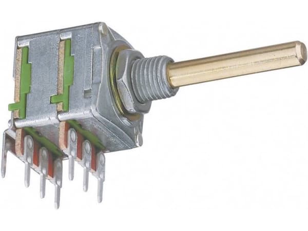 Potentiometer Service 4021 Drejepotentiometer Stereo 0.05 W 100 kOhm 1 stk