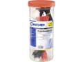 Pikkukuva 1 / 4: TRU COMPONENTS 1570089 Kabelbindersortiment 100 mm 2.50 mm Sort, Rød, Natur 1000 stk