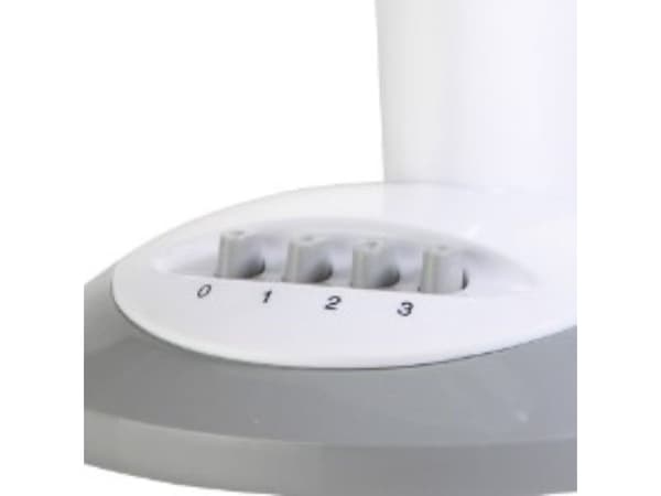Emerio FN-114202, Kotitaloustuuletin lavoilla, Valkoinen, Taulukko, 30 cm, Painikkeet, AC