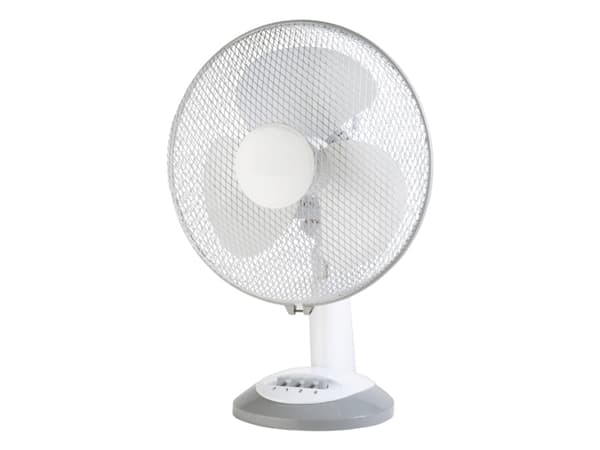 Emerio FN-114202, Kotitaloustuuletin lavoilla, Valkoinen, Taulukko, 30 cm, Painikkeet, AC
