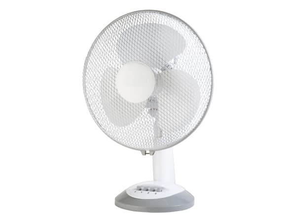 Emerio FN-114203, Kotitaloustuuletin lavoilla, Valkoinen, Taulukko, 40 cm, Painikkeet, AC