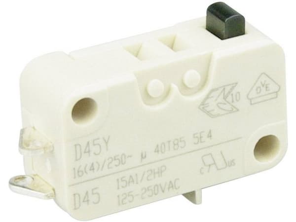 ZF Pienoiskoossa oleva vaihtokytkin D4 250 V / AC D453-B8AA 1 vaihtokytkin