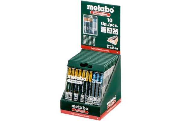 Metabo 623599000, Palapelisahanterät, metalli, muovi, puu, 10 kpl