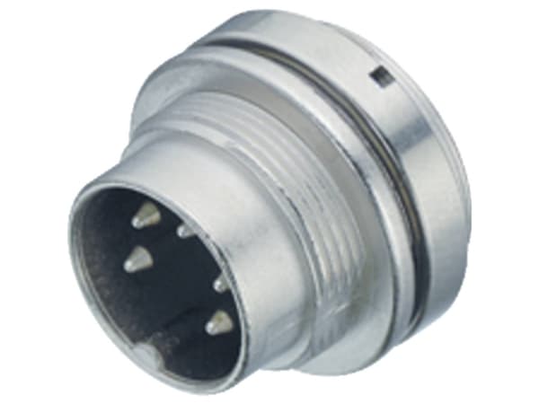 BINDER 09 0123 300 06, 5 A, 250 V, Hankoppling, Metallisk, IP67