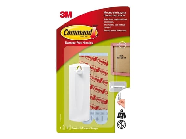 Command - Bildehenger - stor - hvit