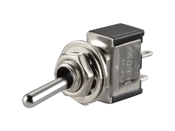 TRU COMPONENTS TC-TA103A1 Vippbrytare 250 V/AC 3 A 1 x On/Off/On Klickande/0/Clickande 1 st