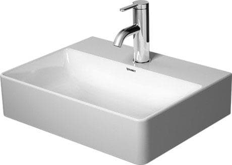 Duravit 0732450041, Veggmontert vask, Keramisk, Hvit, 450 mm