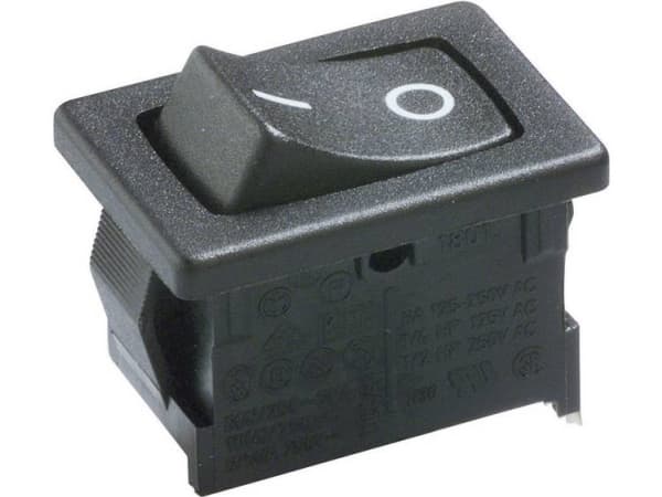 Marquardt Vippekontakt 1801.6115 250 V/AC 6 A 1 x Off/On IP40 Klikkende 1 stk