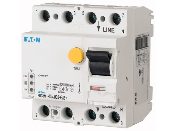 Eaton FRCDM-40/4/003-G/B+, Jordfelsbrytare, 10000 A, IP20