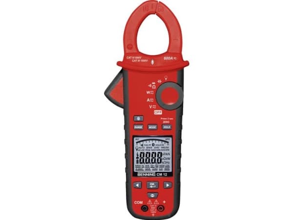 Benning CM 12 strømtang CAT IV 600 V Visning (teller): 9999 (044680)