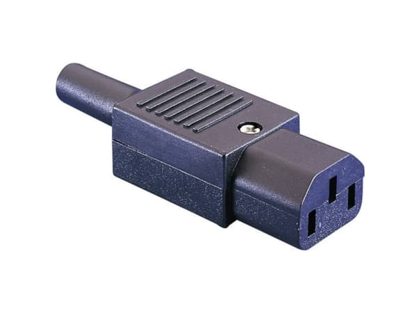 Bulgin PX0587 IEC-kontakt PX Anslutning, rak Antal poler: 2 + PE 10 A Svart 1 st