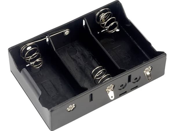 TRU COMPONENTS BH-131D Batteriholder 3 R20 (D) Loddetilslutning