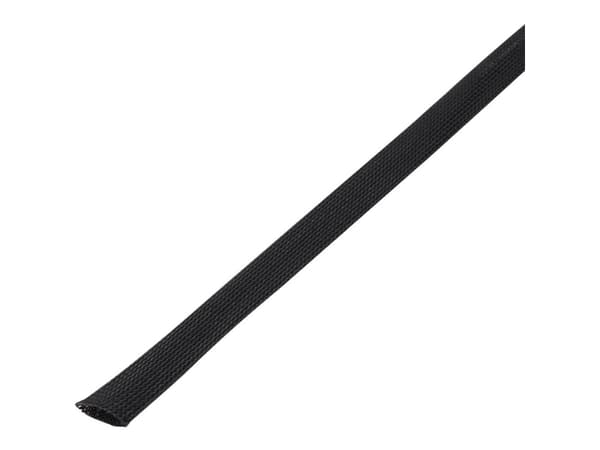 TRU COMPONENTS 1565451 CBBOX3037-BK Strømpeflexslange Sort PET 30 til 37 mm 5 m 5 m