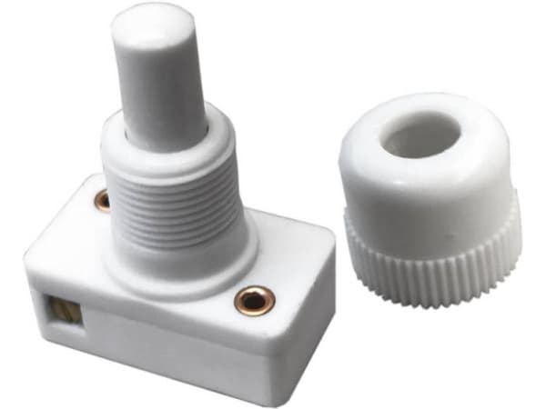 OMEG B1OORLW6LW Tryckvakt 250 V/AC 1 A 1 x On/Off Klikkende (L x B) 22 mm x 12,3 mm 1 stk